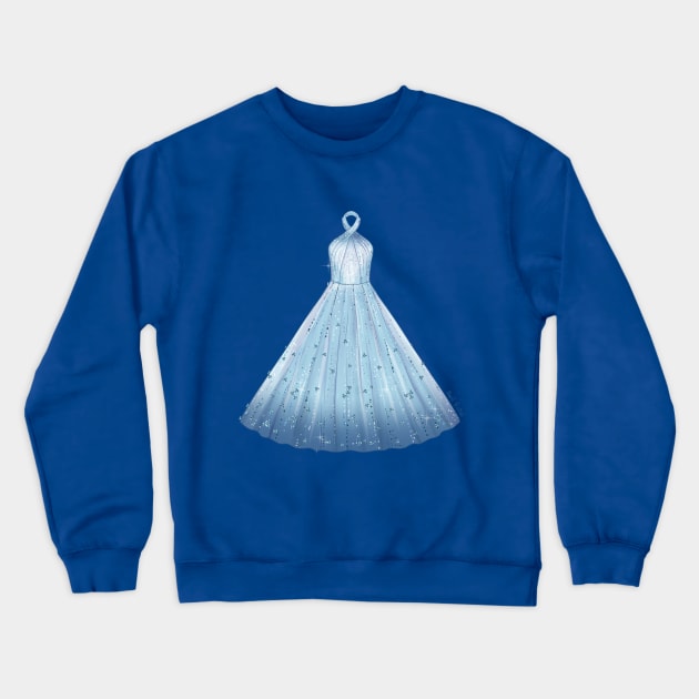 Eras tour blue dress | 1989 | speak now Crewneck Sweatshirt by Abril Victal